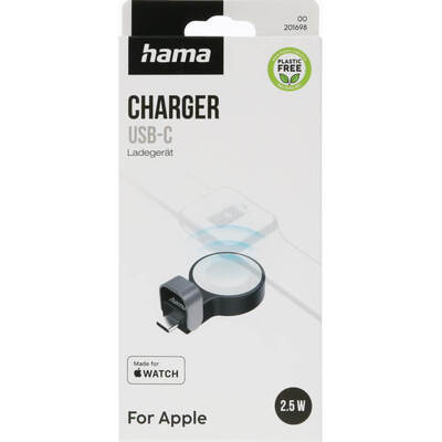 Charger Wireless for Apple Watch USB-C Black