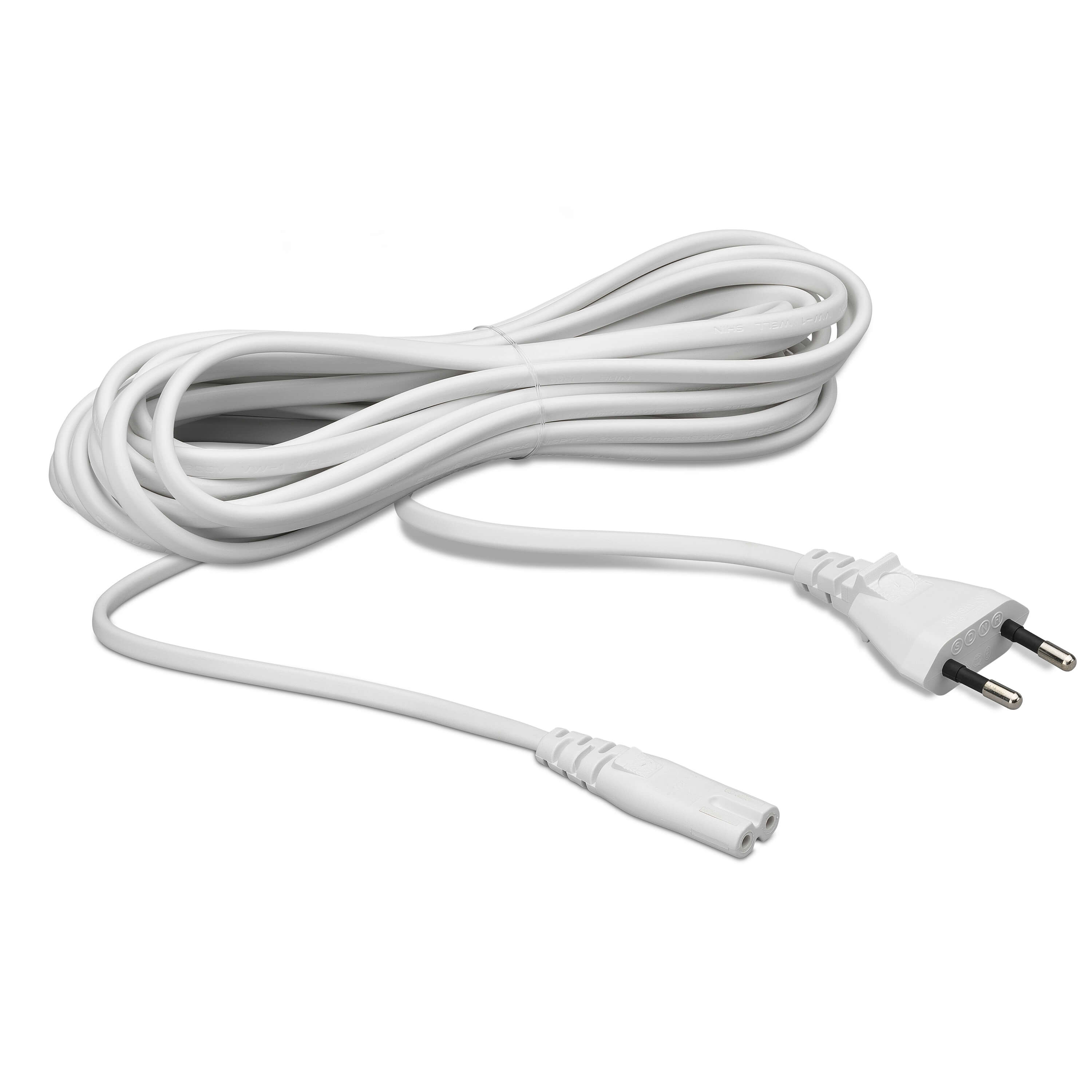 5M Power Cable for Sonos Speakers EU - White Single