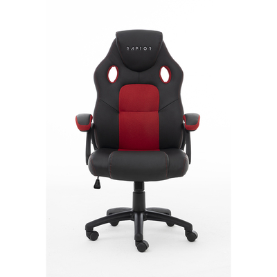 Gaming Chair GS-40 Compact PU & Fabric Black/Red