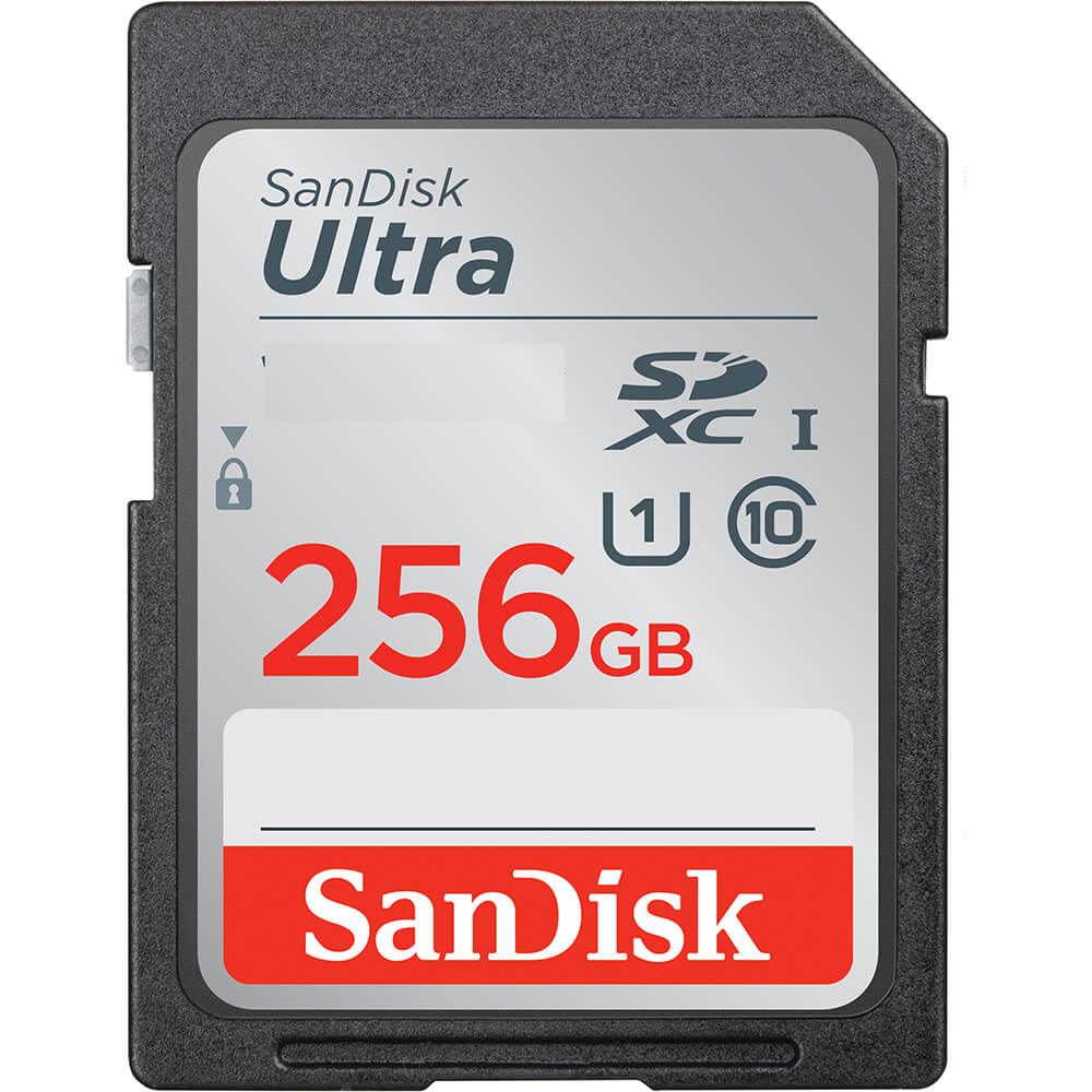 SANDISK Minneskort SDXC Ultra 256GB 120MB/s