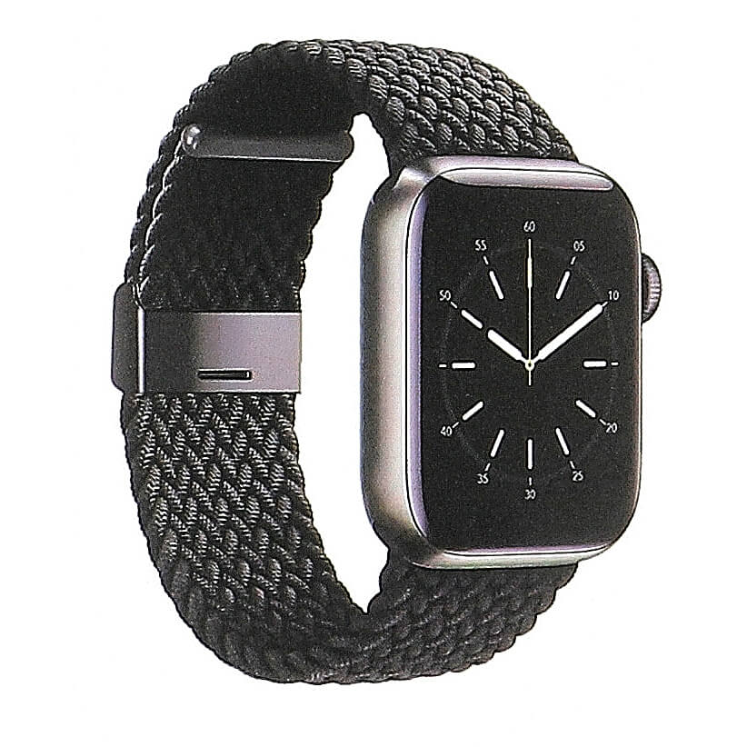 Watch Band Braided BLACK Apple Watch 42/44/45mm