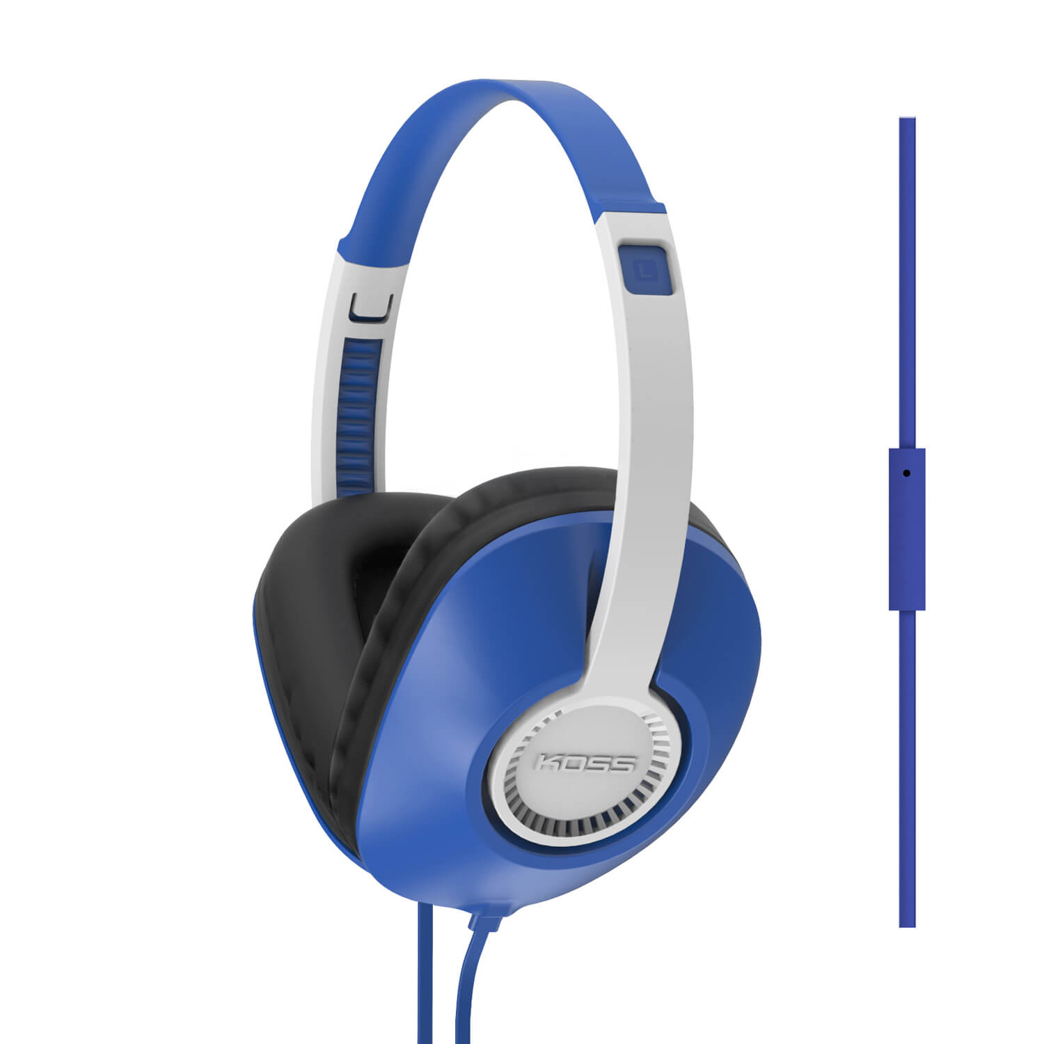 Koss Earphones UR23iB Blue Over-Ear with one touch mic