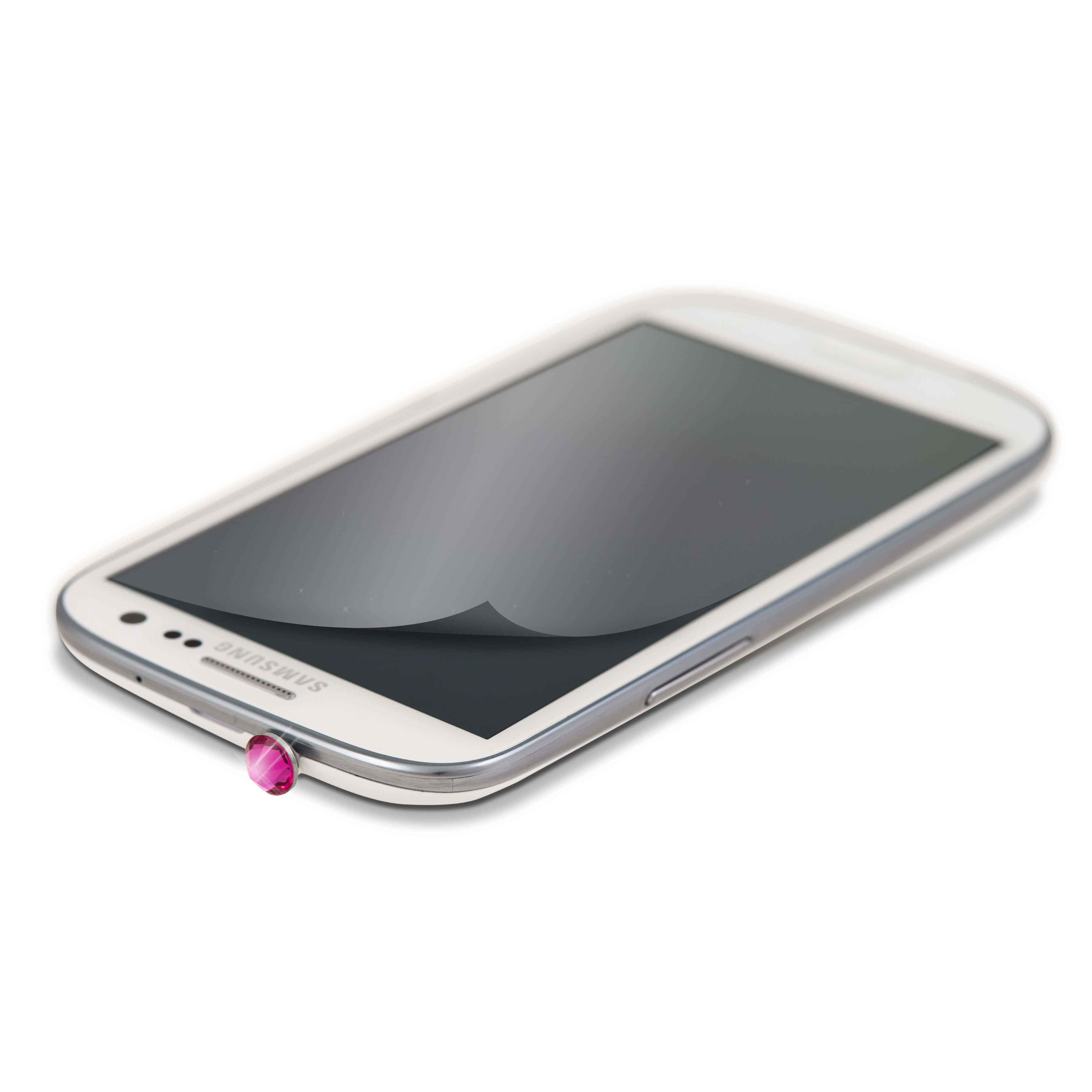 Crystal Pin for Samsung Galax y S III, pink