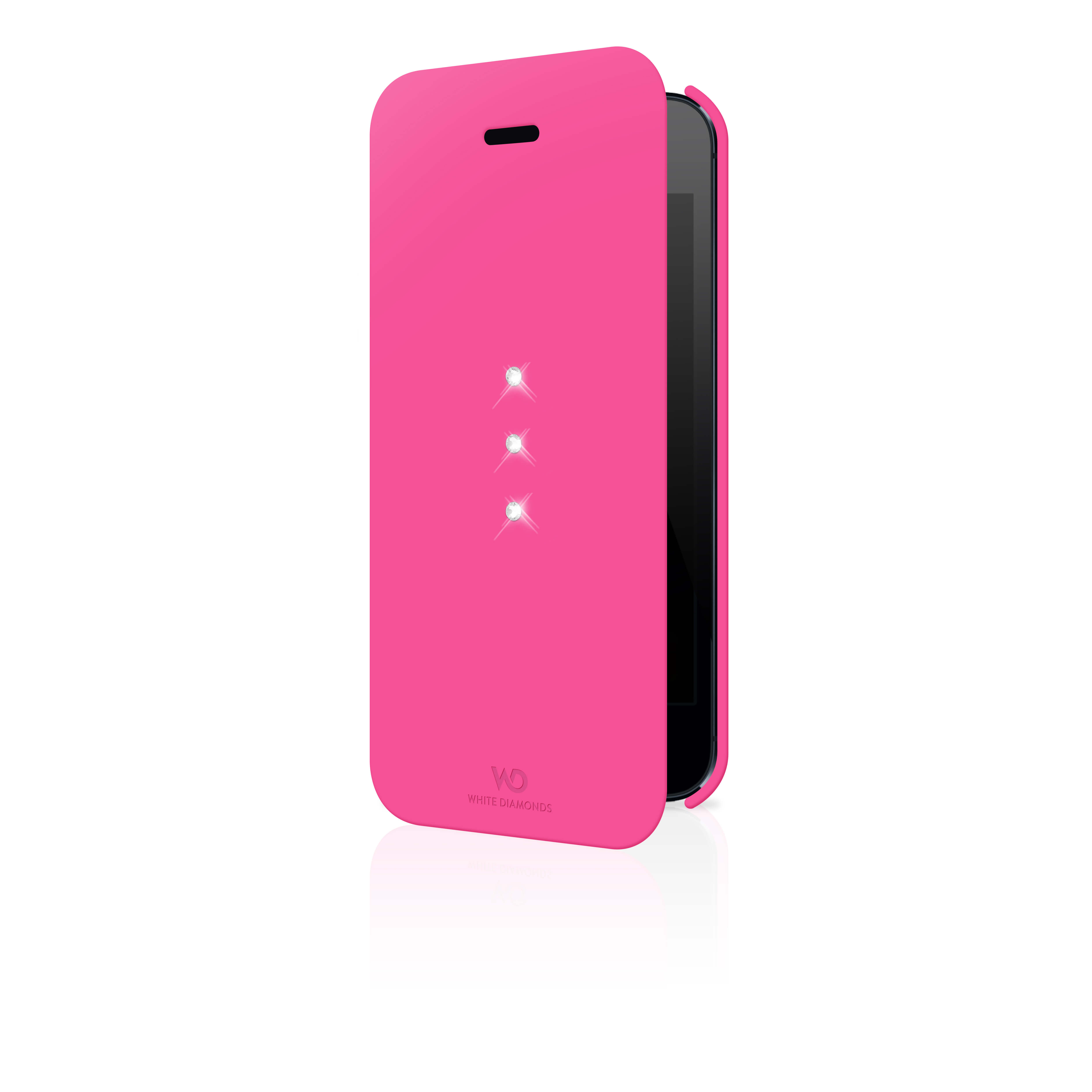 Crystal Booklet Case for Apple iPhone 5/5s/SE, pink