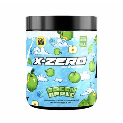 Energidryckspulver X-Zero 160 gram Green Apple
