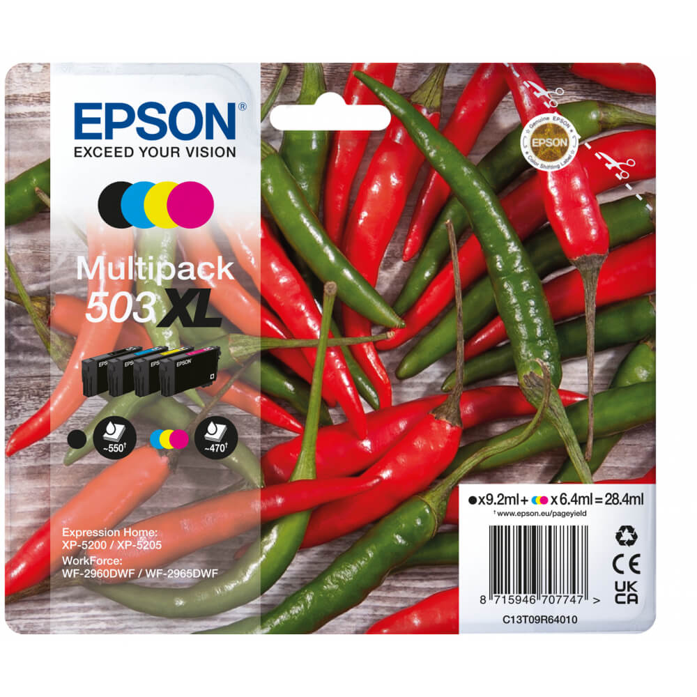 Ink C13T09R64010 503XL Multipack, Chili