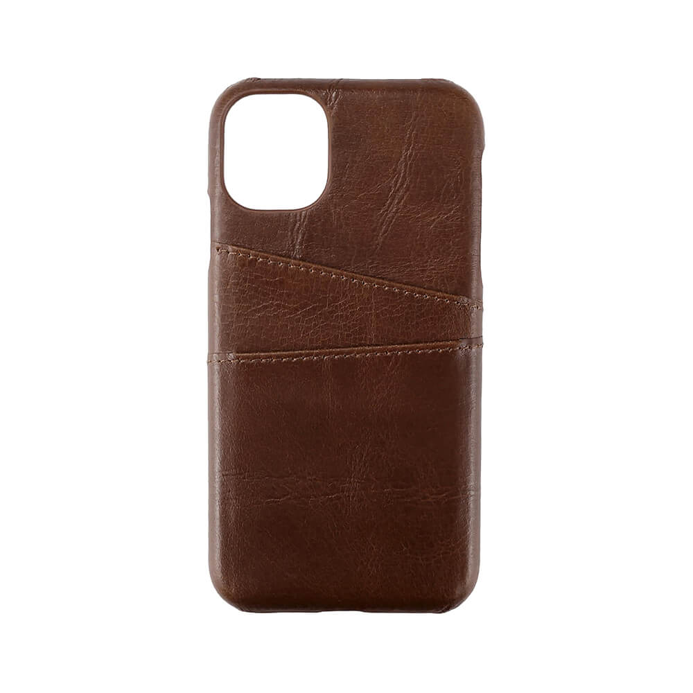 Mobile Cover Leather Brown iPhone 11