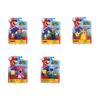 Super Mario Figur 4" (Blandade Wave 47)