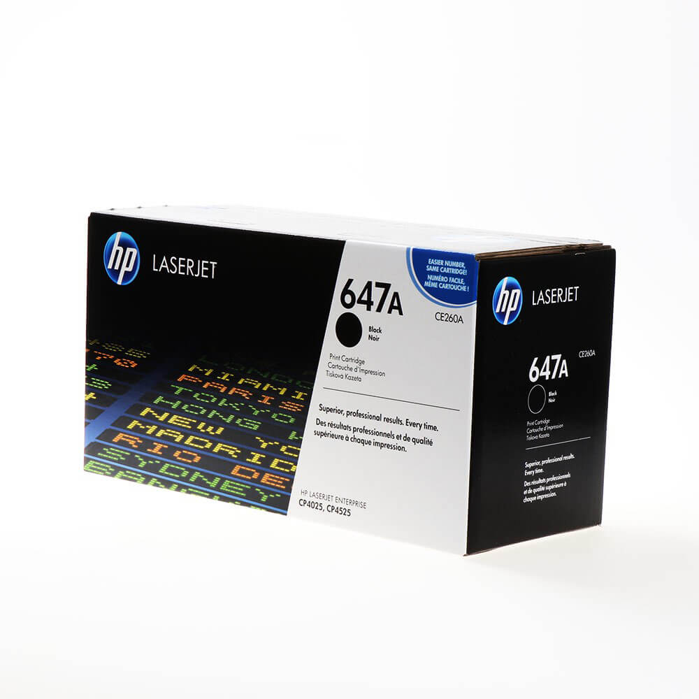 Toner CE260A 647A Svart