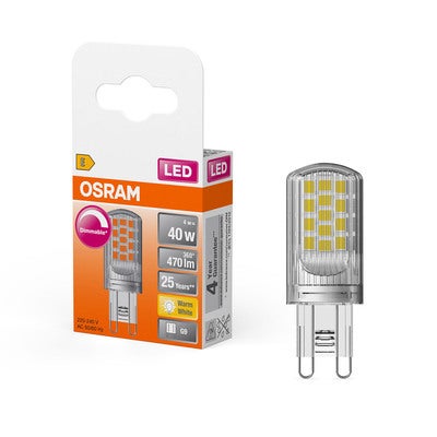 Belysning LED Pin Dim 4W 827 Clear G9