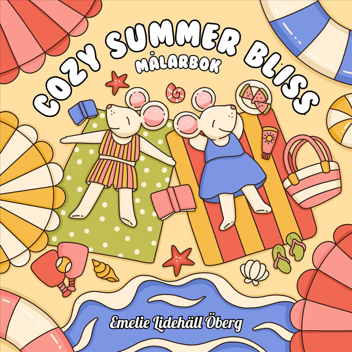 Målarbok: Cozy Summer Bliss