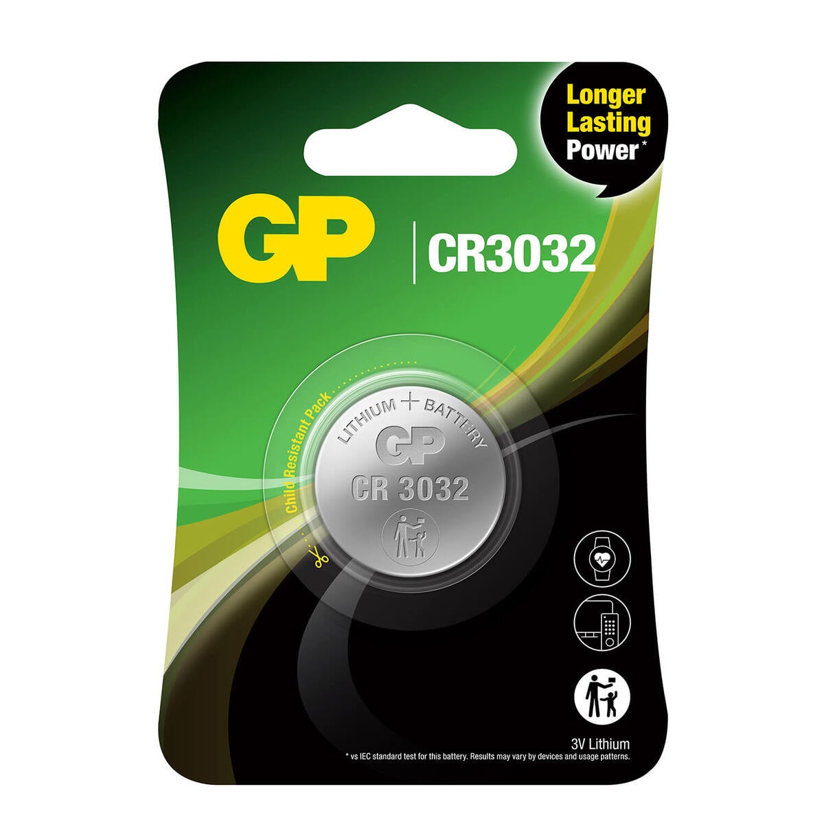 Coin Cell Lithium CR3032 1-Pack