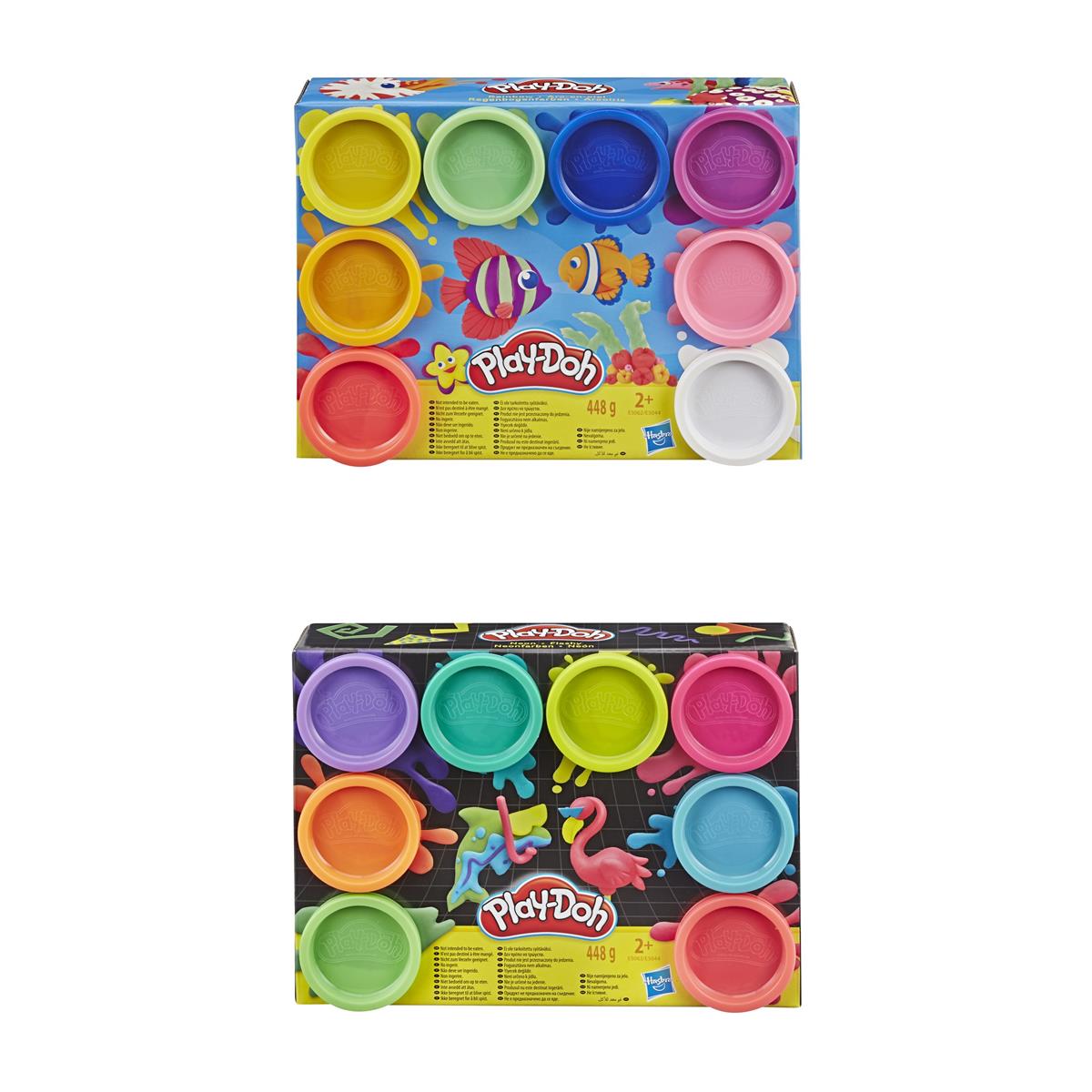 Compound 8 Pack, Rainbow & Neon (Blandade)