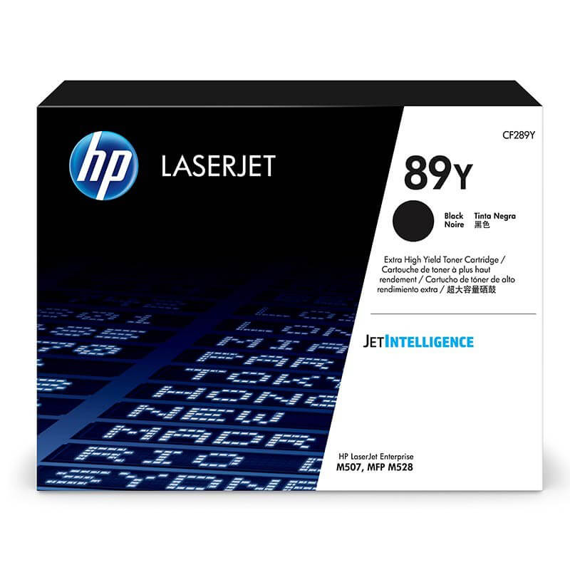 Toner CF289Y 89Y Svart