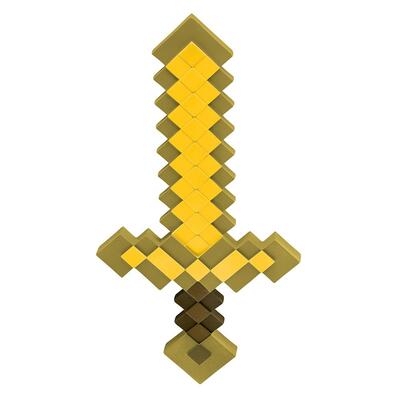 Minecraft Role Play Sword Anniversary Enchanted Iridescent Gold