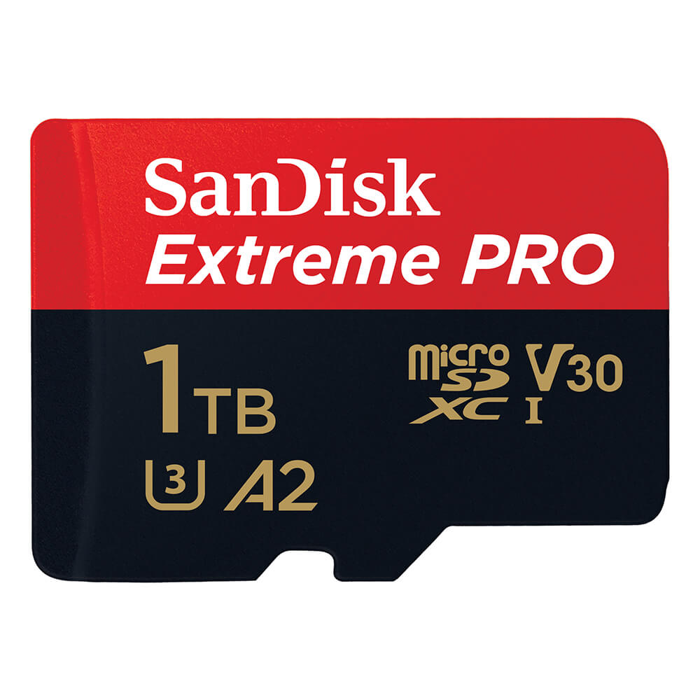MicroSDXC Extreme Pro 1TB 200MB/s A2 C10 V30 UHS-I