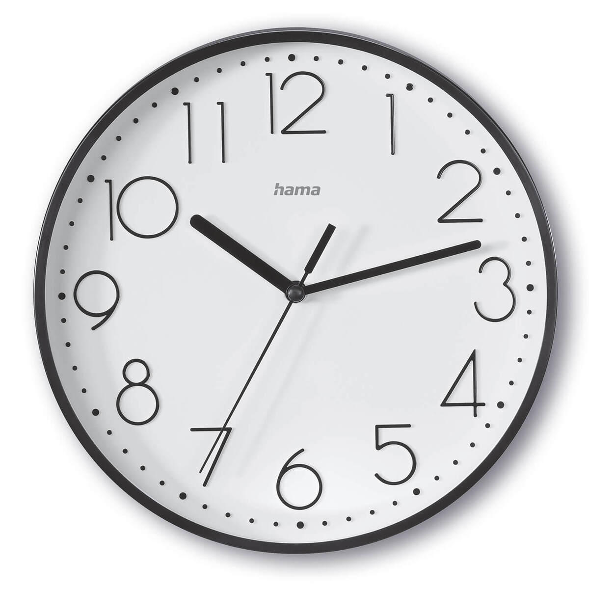 Clock Salina Diameter 22cm Black