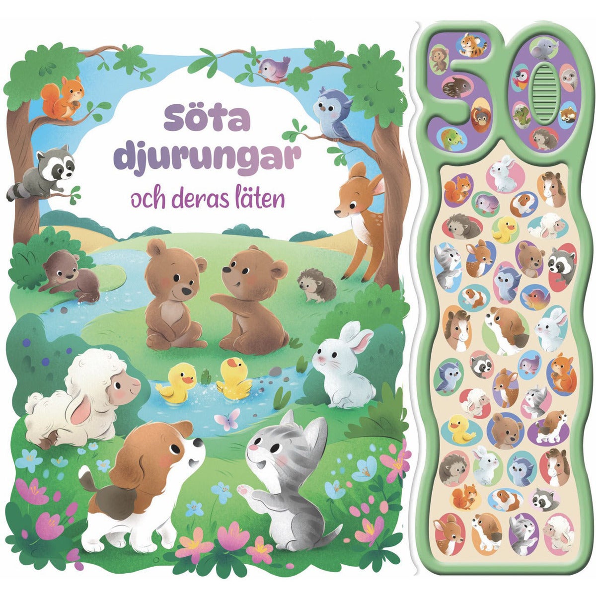 Söta djurungar och deras läten