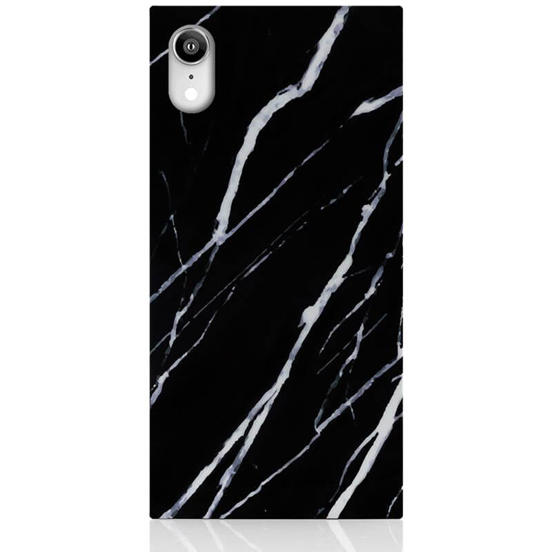 IDECOZ Mobilecover Black Marble iPhone XR