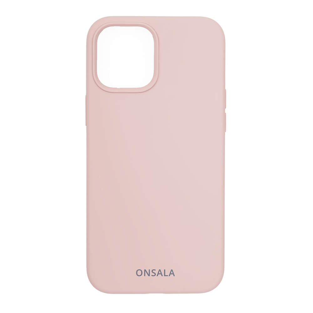 Phone Case Silicone Sand Pink - iPhone 12 / 12 Pro 