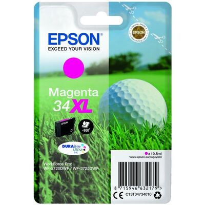 EPSON Ink C13T34734010 34XL Magenta Golf Ball