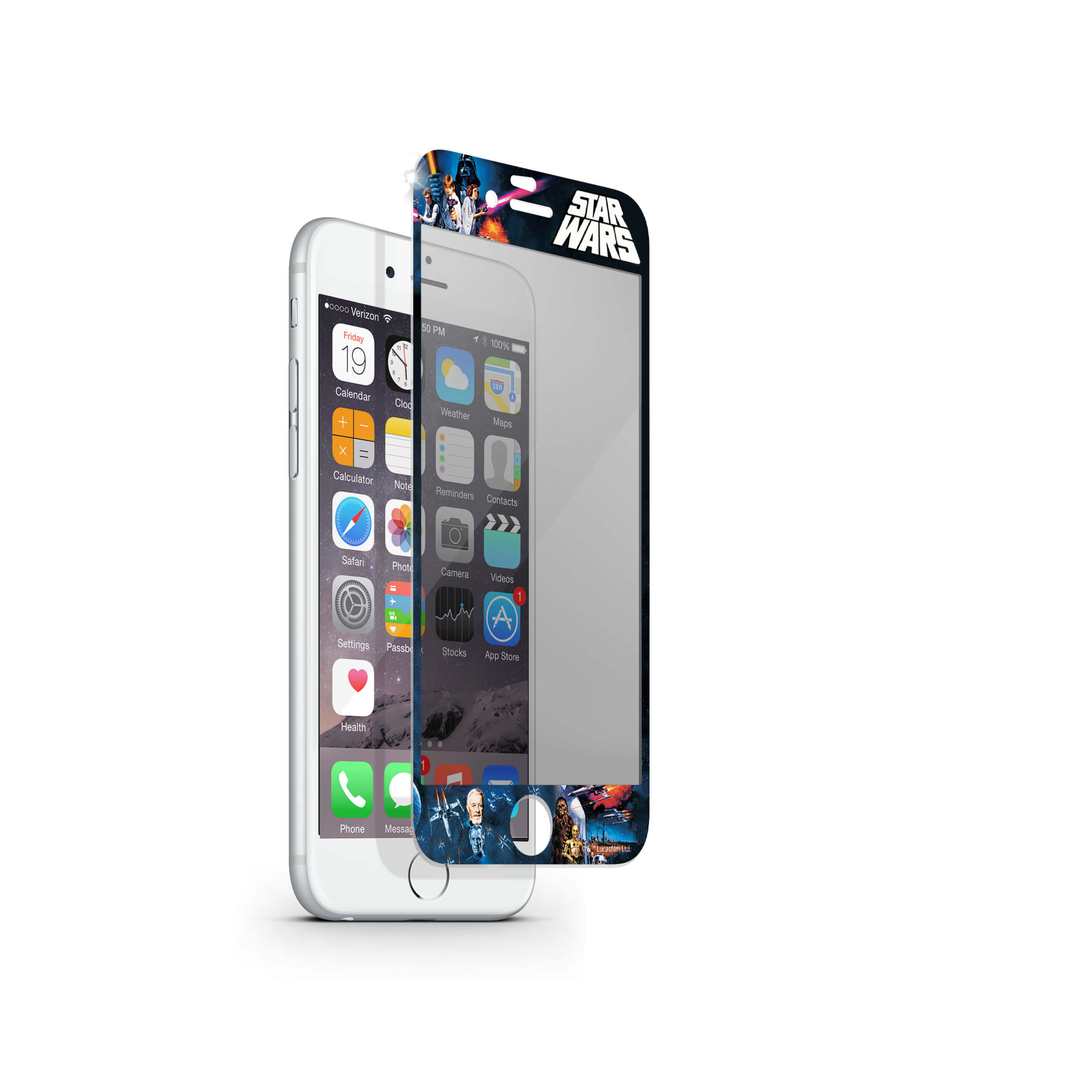 STAR WARS Näytönsuoja iPhone6/6S Karkaistu lasi Poster