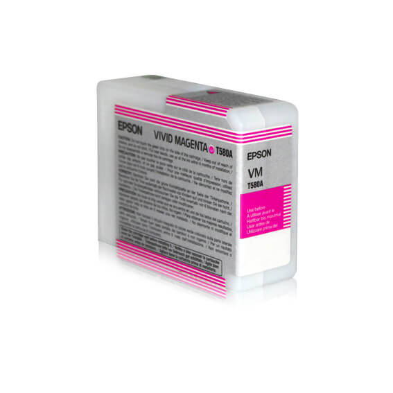 EPSON Ink UltraChrome K3 T580A00 Vivid Magenta 80ml