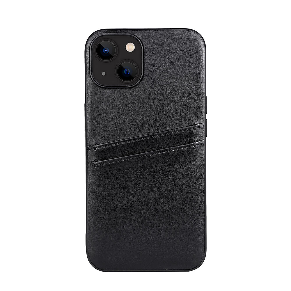 Mobilskal PU Svart - iPhone 13/14