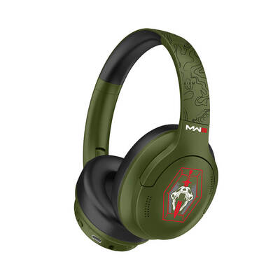 MW3 Headphone Over-Ear Wireless ANC Green COD