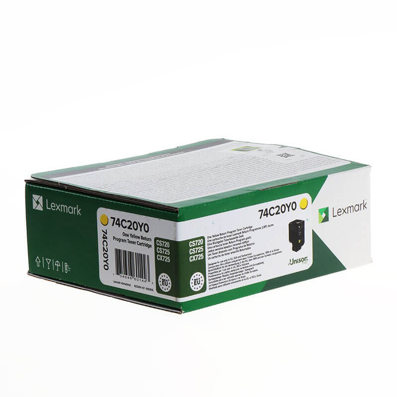 Toner 74C20Y0 Keltainen, Return