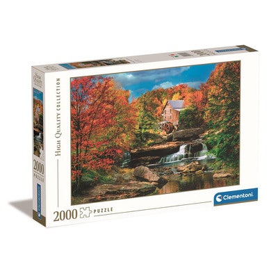 Puslespill 2000 Pcs High Quality Collection Glade Creek Grist Mill