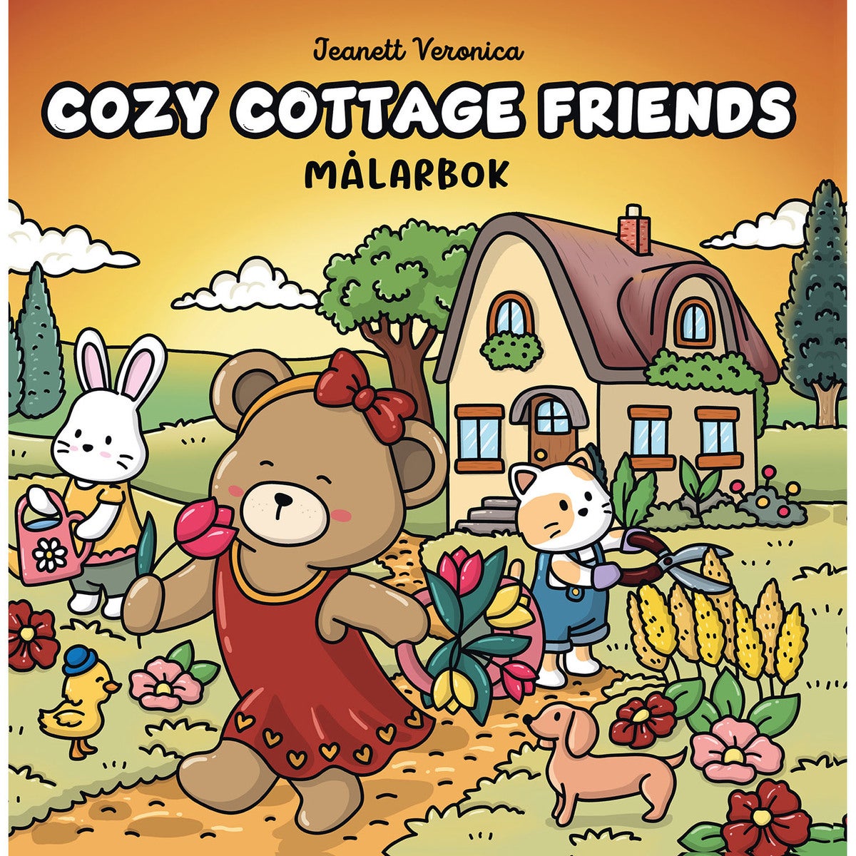 Målarbok : Cozy Cottage Life 