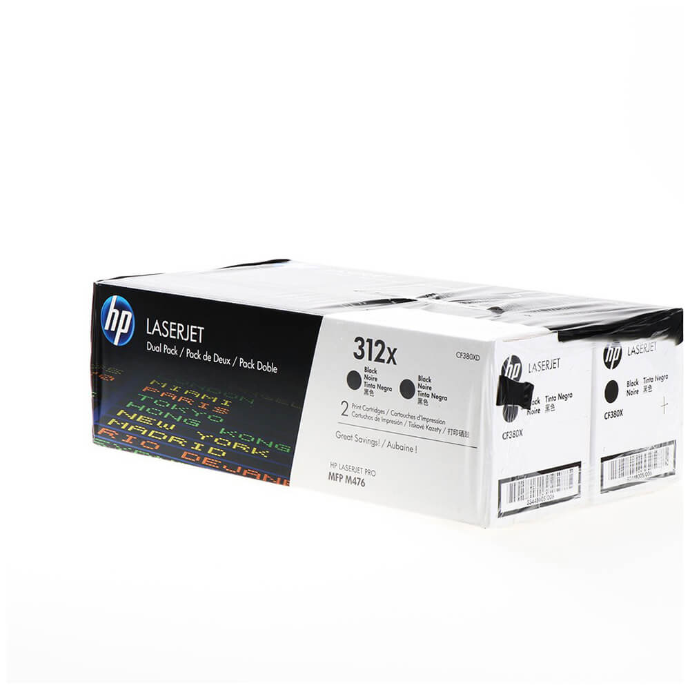 Toner CF380XD 312X Svart 2-pack