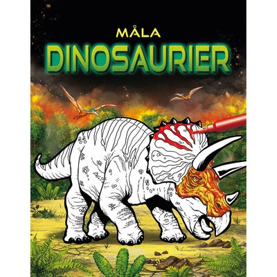 Måla dinosaurier