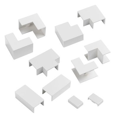 Accessory Kit 25x16 Mini Trunking White 25x16