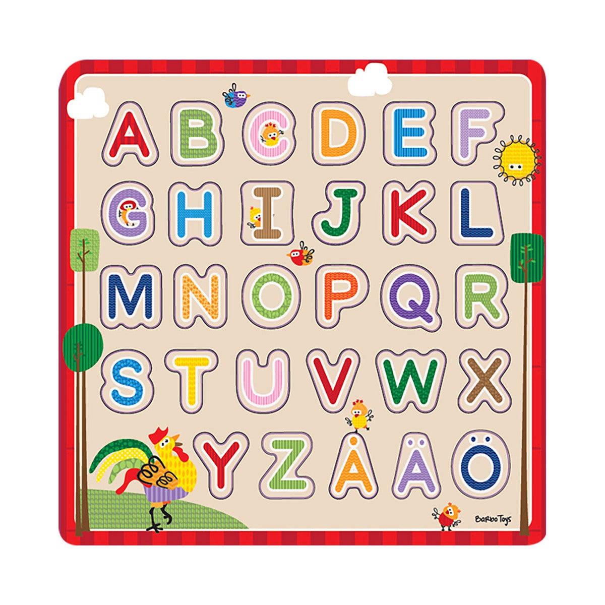 Puzzle 29 Pcs Classic Wooden ABC Puzzle (SE)