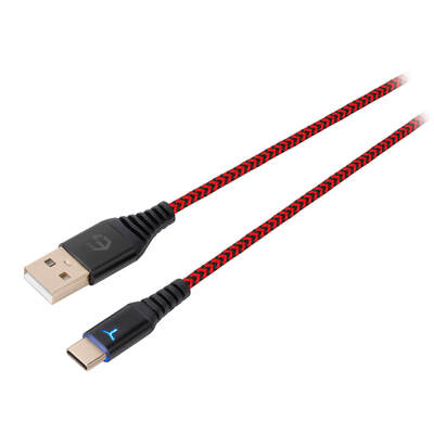 Cable SCH10 Red/Black Type-C 3m Braided for NSW