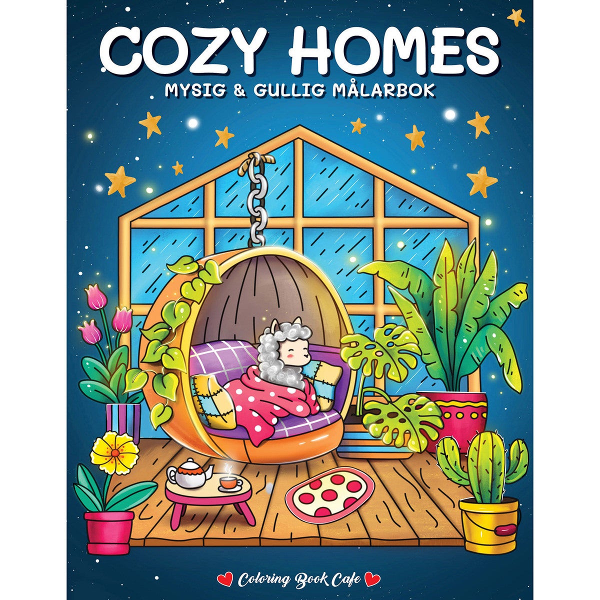 Målarbok: Cozy Homes