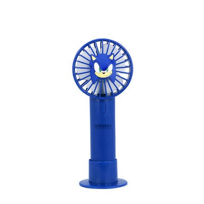 the Hedgehog Mini Fan Handheld with 3D Cartoon Character