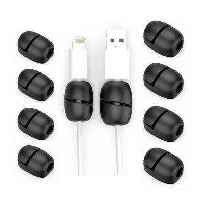 Cable Nuggets Tidy x10 Black