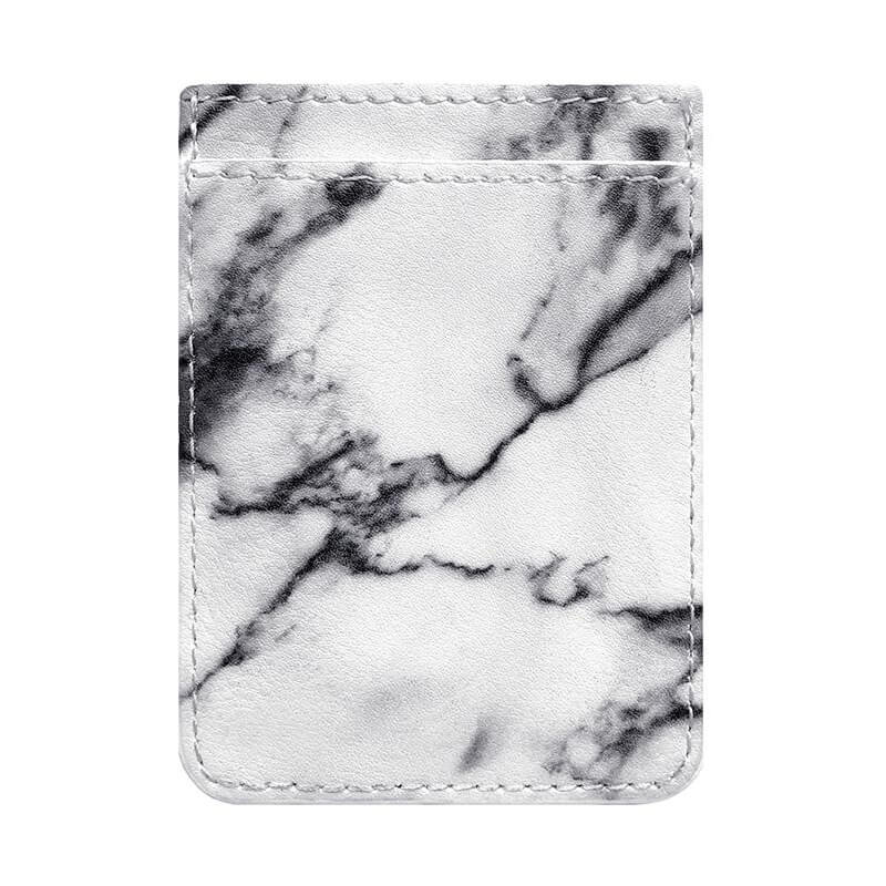 IDECOZ Cardpocket for Mobile White Marble