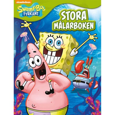 SvampBob Fyrkant: Stora målarboken