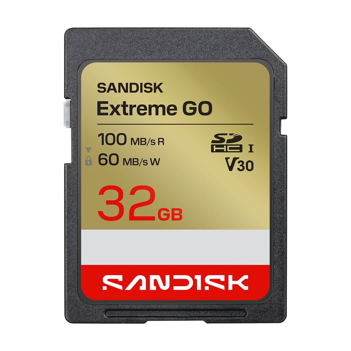 SD Extreme GO 32GB 100/60MB/s C10 UHS-I U3 V30