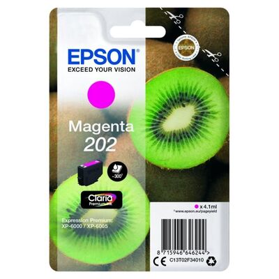 EPSON Ink C13T02F34010 202 Magenta Kiwi