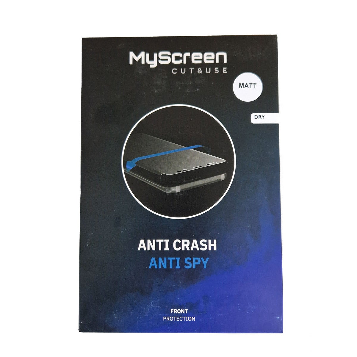  antiCRASCH Protective Film Anti Spy Matte 7" 10-pack - Dry Application