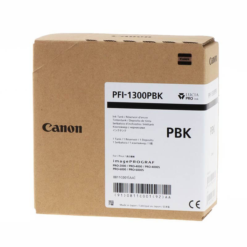 Ink 0811C001 PFI-1300 Photo Black