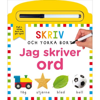 Skriv och torka bort: Jag skriver ord