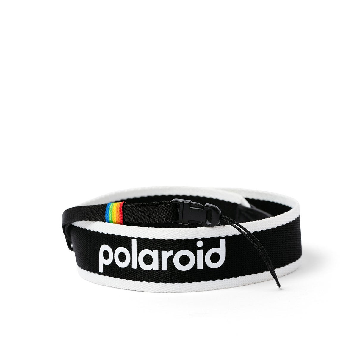 Camera Strap Flat Black & White