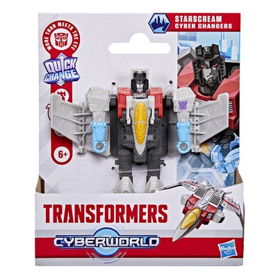 TRA Cyberworld 4in Cyber changer Starscream