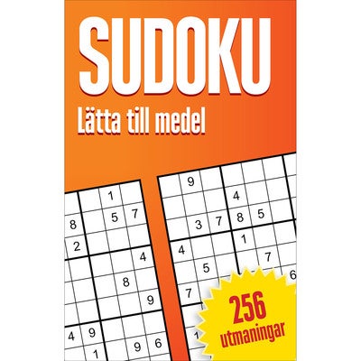 Sudoku: Lätta till medel - 256 sudokun
